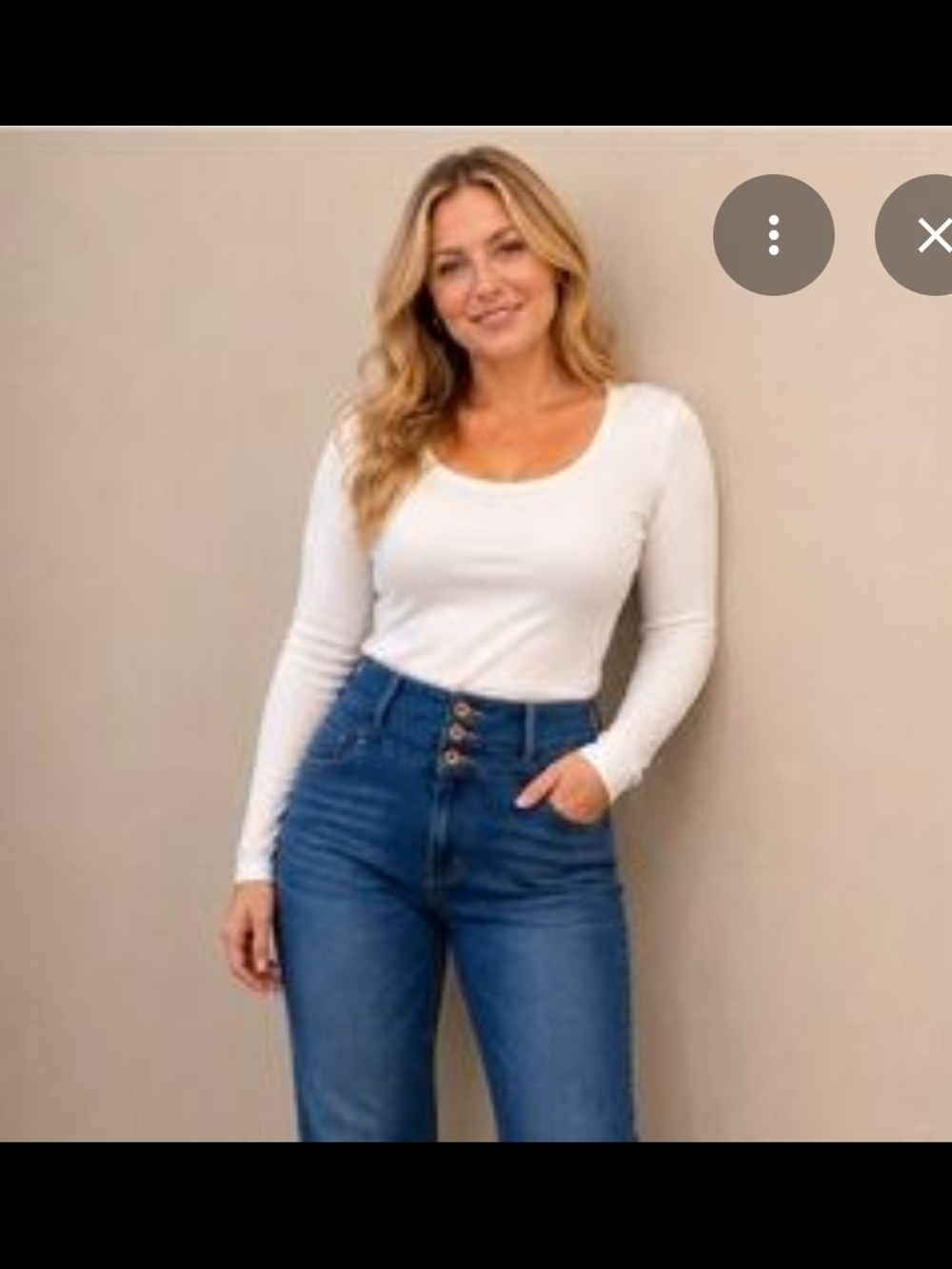 HALARA Flex High Waisted Stretchy Jeggings Skinny Jeans L  Zipper Buttons